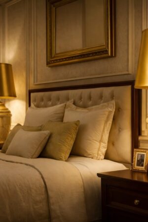 Aurora Royale-Designer Marble & Gold Lamps